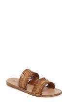 Women's Seychelles Someone Comin' Slide Sandal .5 M - Brown
