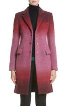 Women's Versace Collection Degrade Wool Blend Coat Us / 40 It - Pink