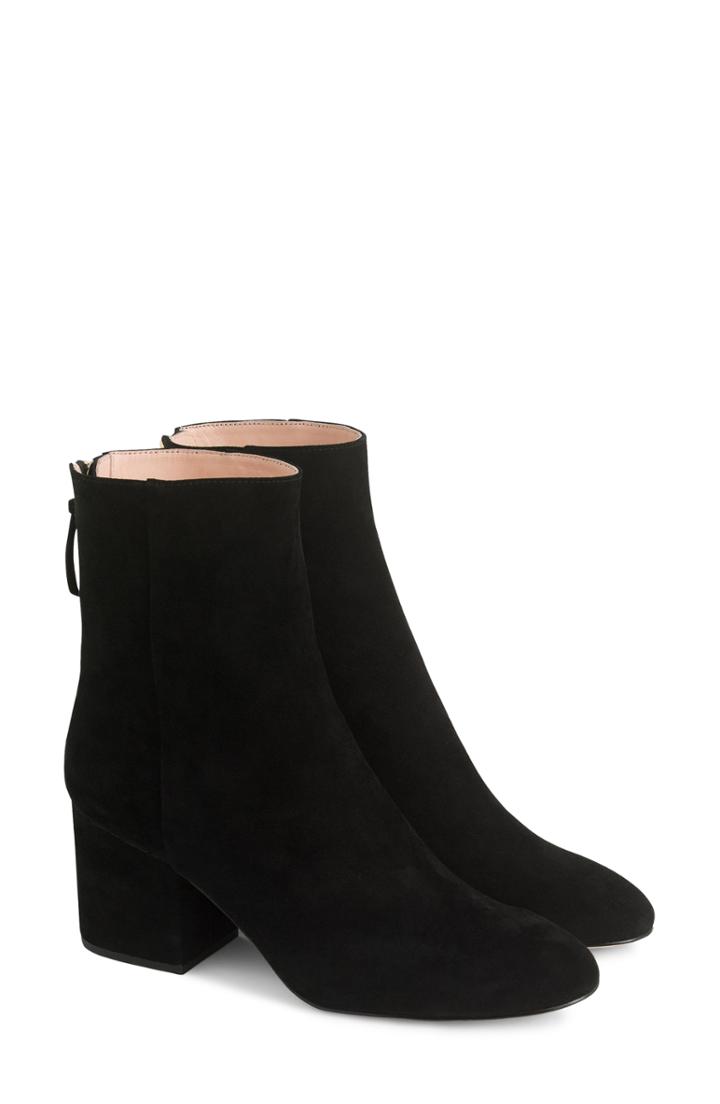 Women's J.crew Maya Ankle Bootie .5 M - Black