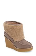 Women's Ugg Coldin Wedge Bootie M - Grey