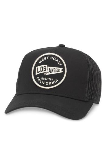 Men's American Needle Valin Coast Trucker Cap - Black
