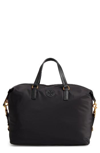 Tory Burch Scout Nylon Satchel - Black