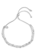 Women's Argento Vivo Beaded Chain Bracelet