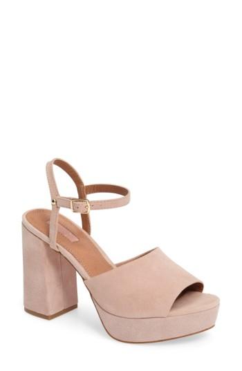 Women's Topshop Lava Platform Sandal .5us / 39eu - Beige