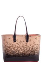 Christian Louboutin Cabata Degrade Patent Leather Tote - Beige