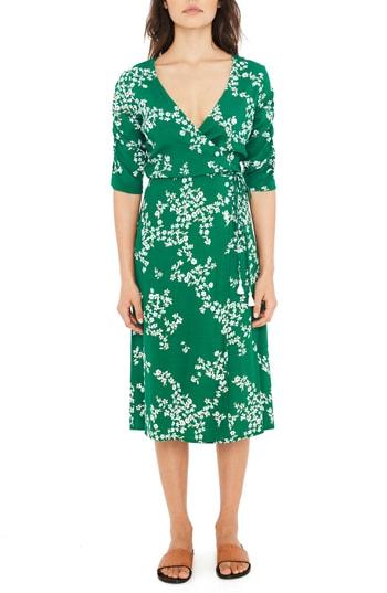 Women's Faithfull The Brand Anne Marie Floral Print Midi Dress - Green