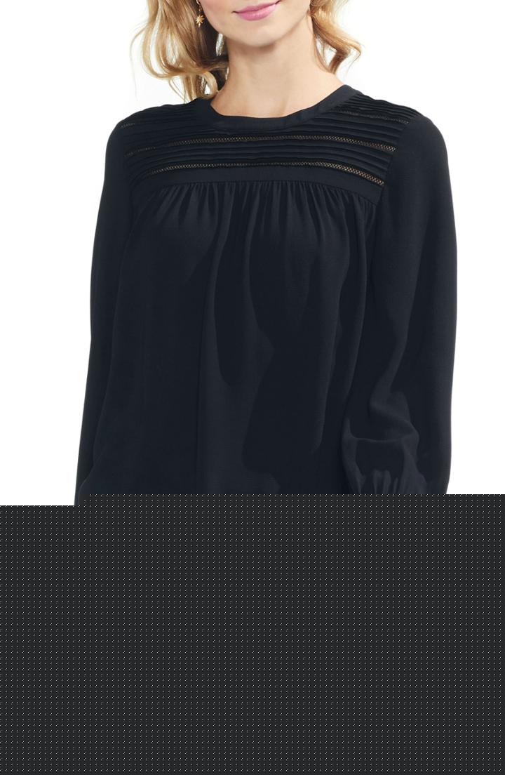 Women's Vince Camuto Smock Detail Balloon Sleeve Blouse - Yellow