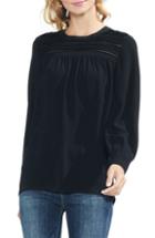 Women's Vince Camuto Smock Detail Balloon Sleeve Blouse - Yellow
