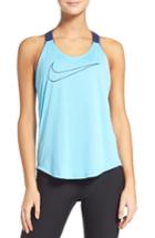 Women's Nike Elastika Graphic Dri-fit Tank - Blue