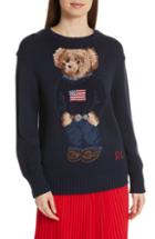 Women's Polo Ralph Lauren Bear Sweater - Blue