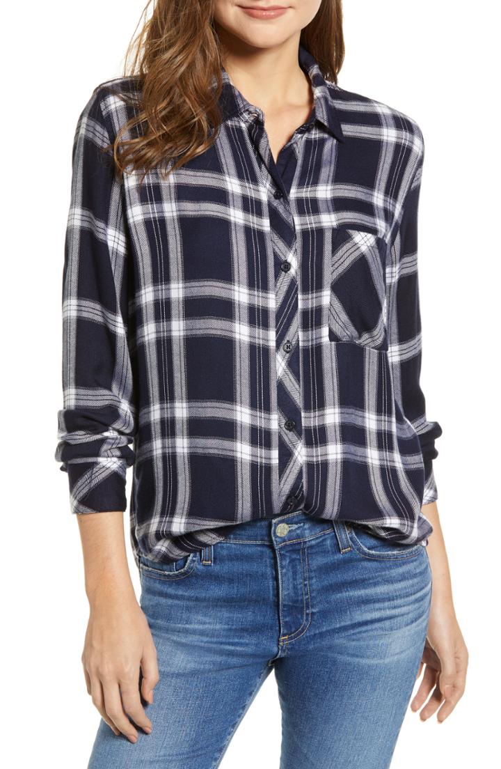 Women's Rails Liza Plaid Shirt - Blue