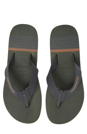 Men's Havaianas Urban Craft Flip Flop /8 M - Green