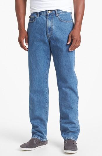 Men's Cutter & Buck Classic Five Pocket Straight Leg Jeans X 30 - Blue