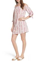 Women's Everyly Tie Sleeve Off The Shoulder Shift Dress - Pink