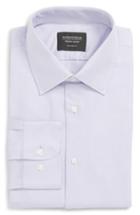 Men's Nordstrom Men's Shop Traditional Fit Solid Dress Shirt .5 - 32/33 - Purple