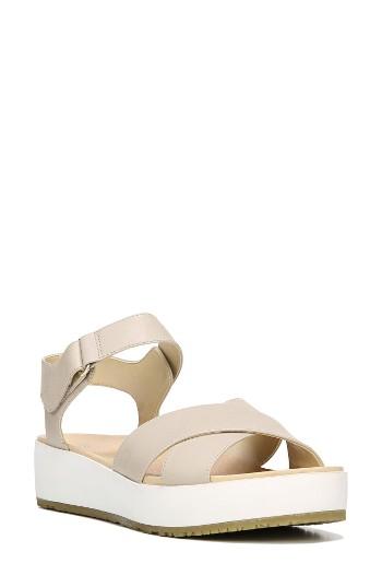 Women's Dr. Scholl's Frills Platform Sandal M - Grey