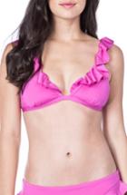 Women's Trina Turk Key Solids Bikini Top - Pink