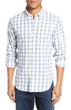 Men's Bonobos Slim Fit Brushed Check Sport Shirt, Size - Beige