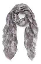 Women's Accessory Collective Distressed Oblong Scarf, Size - Grey