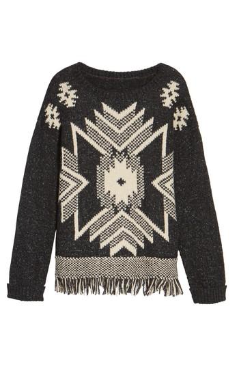 Women's Press Fringe Sweater