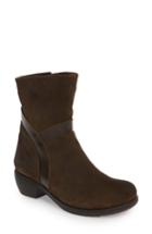 Women's Fly London Mobu Mixed Media Bootie .5-6us / 36eu - Green