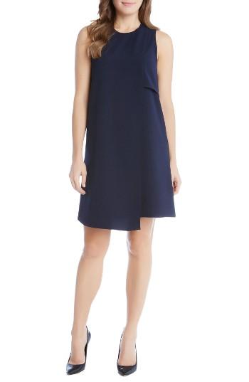 Women's Karen Kane Asymmetrical Shift Dress - Blue