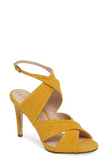Women's Sole Society Esme Cross Strap Sandal M - Yellow