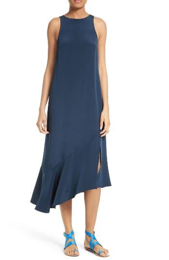 Women's Tibi Ruffled Silk Shift Dress