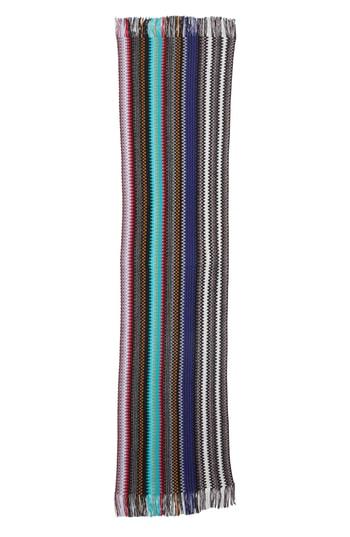 Women's Missoni Sparkle Zigzag Scarf, Size - Red