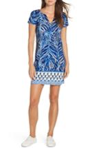 Women's Lilly Pulitzer Sophiletta Upf 50+ Shift Dress - Blue