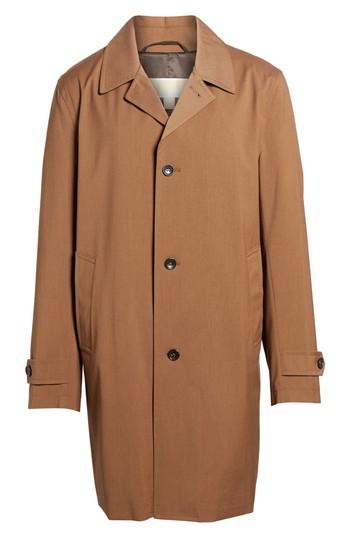 Men's Michael Kors Trim Fit Waterproof Overcoat R - Beige