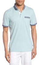 Men's Ted Baker London Shapiro Extra Trim Fit Oxford Polo (s) - Green
