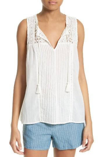 Women's Joie Alasdair Lace Yoke Top