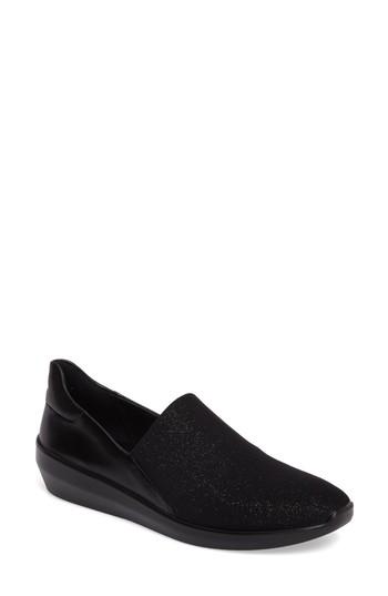 Women's Ecco Incise Urban Slip-on Wedge -7.5us / 38eu - Black