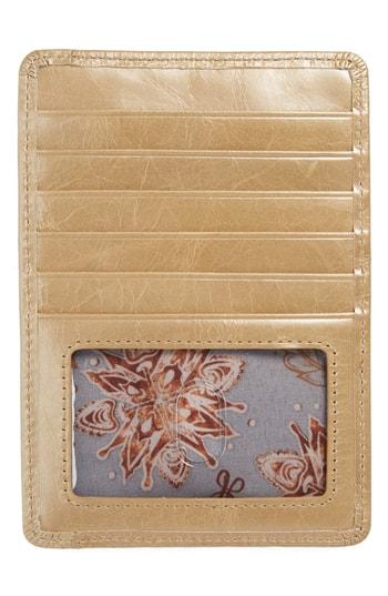 Hobo 'euro Slide' Credit Card & Passport Case - Red