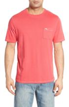Men's Tommy Bahama 'new Bahama Reef' Island Modern Fit Pima Cotton Pocket T-shirt - Red