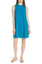 Women's Eileen Fisher A-line Silk Shift Dress - Black