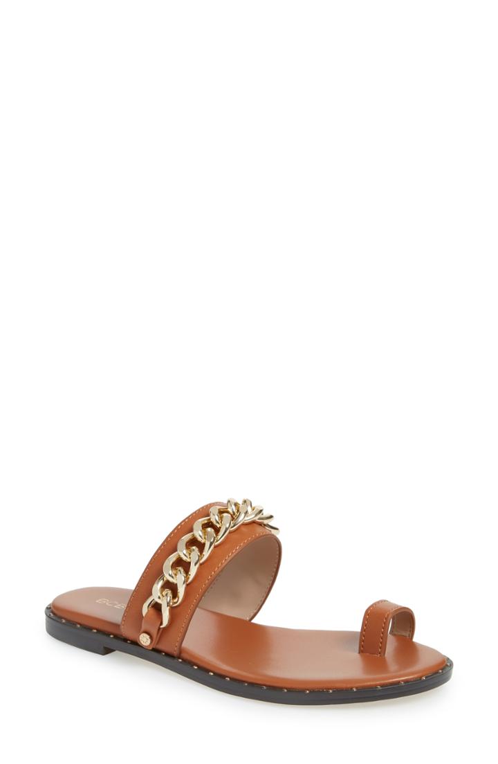 Women's Bcbg Zola Chain Slide Sandal M - Brown