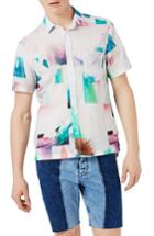 Men's Topman Photo Print Shirt