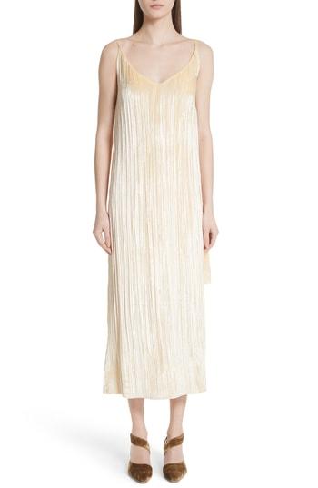 Women's Rosetta Getty Velvet Slipdress - Pink