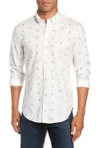 Men's Bonobos Summerweight Slim Fit Print Sport Shirt S - White