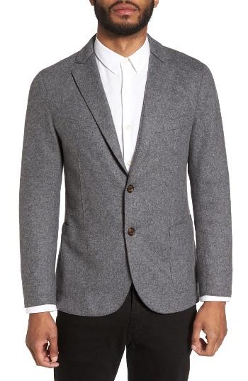 Men's Eleventy Wool Blend Blazer R - Black