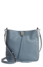 Rebecca Minkoff Small Darren Leather Feed Bag - Blue