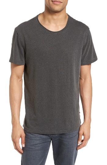 Men's Ag Theo Slim Fit Hemp & Organic Cotton Crewneck T-shirt - Black