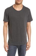 Men's Ag Theo Slim Fit Hemp & Organic Cotton Crewneck T-shirt - Black