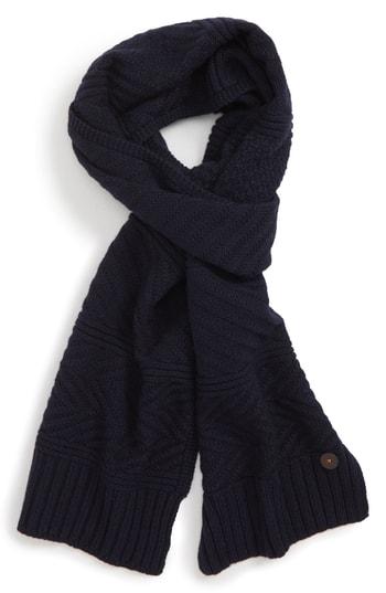 Men's Ted Baker London Multi Stitch Scarf, Size - Blue