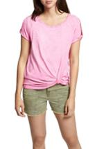 Women's Sanctuary Adrienne Side Twist Cotton Blend Top - Pink