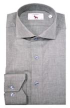 Men's Lorenzo Uomo Trim Fit Solid Dress Shirt .5 - 32 - Grey