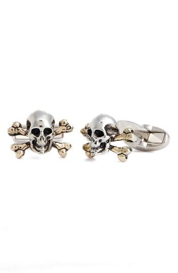 Men's Paul Smith Skull & Crossbones Cuff Links