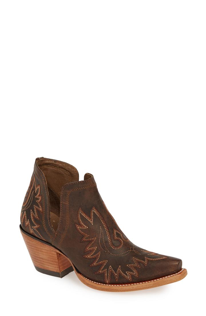 Women's Ariat Dixon Bootie .5 M - Brown